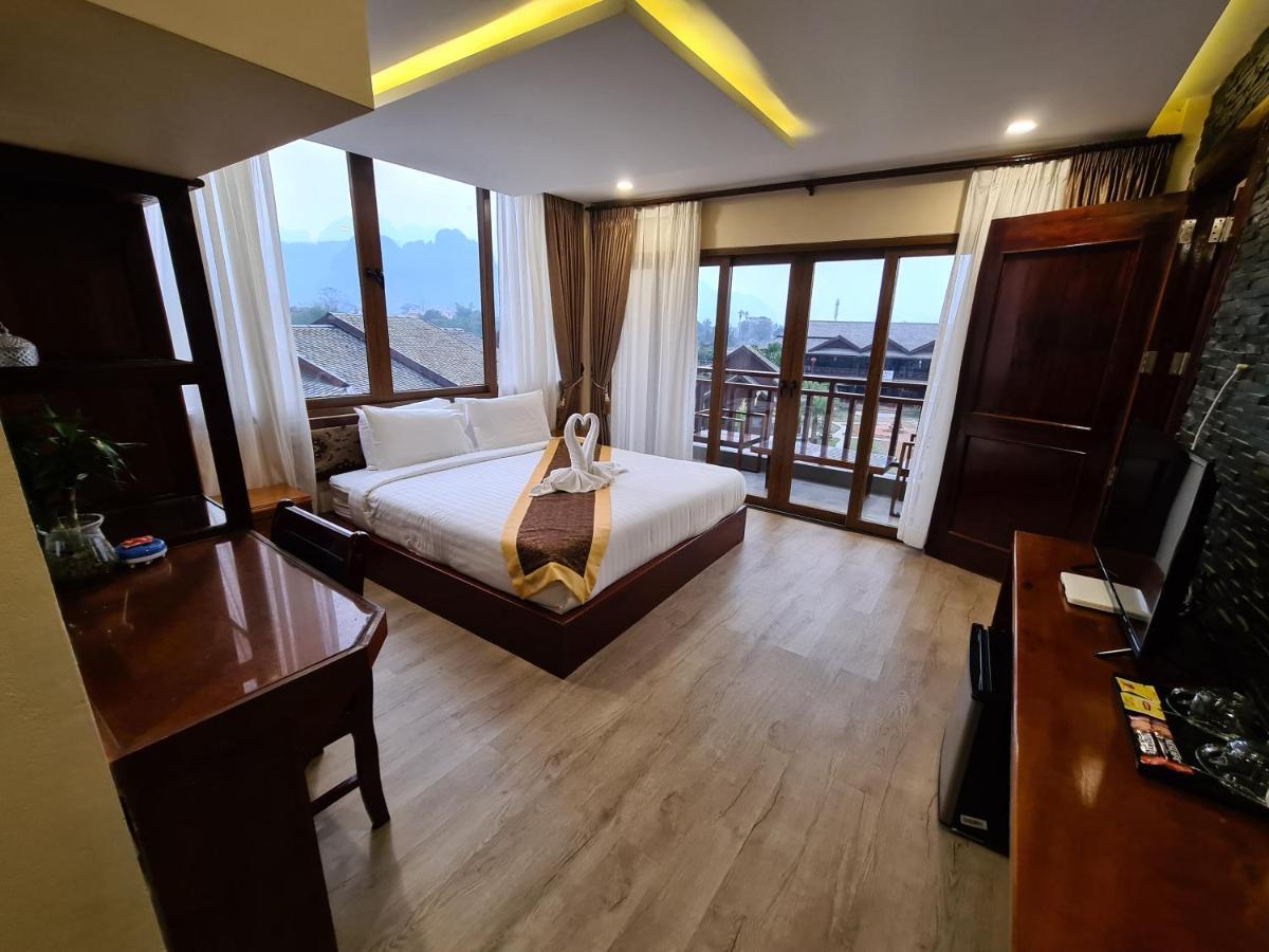 ลิษา แกรนด์ โอเต็ล Hotel วังเวียง ภายนอก รูปภาพ