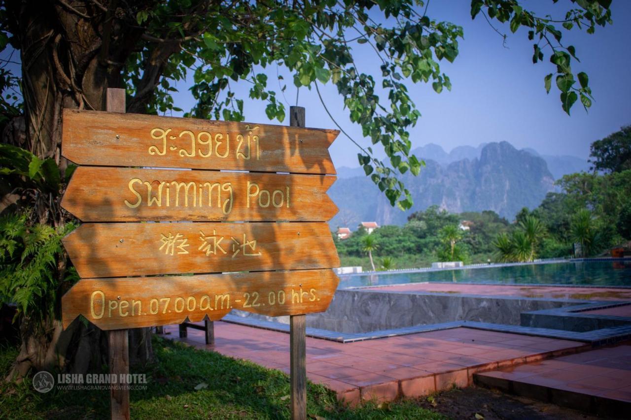 ลิษา แกรนด์ โอเต็ล Hotel วังเวียง ภายนอก รูปภาพ